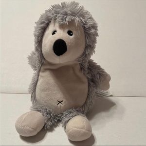 Warmies Hedgehog Grey Gray Microwavable Plush Lovey Stuffie Stuffed Animal Lovie